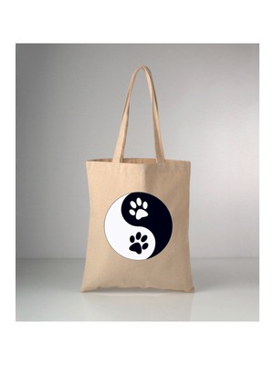 Giftora Pati Baskılı Ham Bez Çanta 35X40 cm