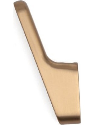 System 2412 Duvara Monte Tırtıklı Askı Şampanya Saten Renk 9 cm