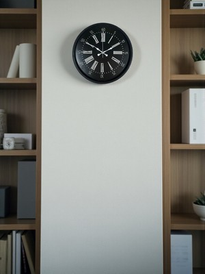 Tedaks 36 Cm Siyah Dekoratif Duvar Saati