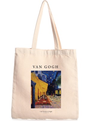 Giftora Van Gogh Kanvas Tote Bag