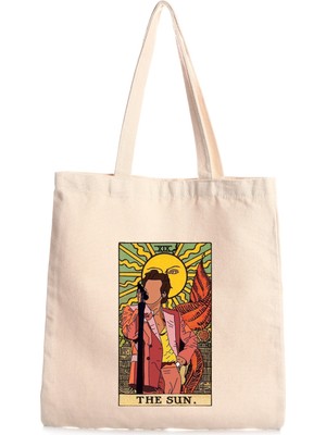 Giftora Tarot Baskılı Kanvas Çanta