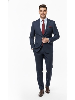 Presto Erkek 4 Drop Regülar Takım Elbise Lacivert 478-200
