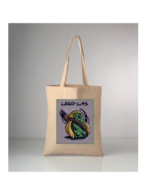 Giftora Komik Mizah-8 Baskılı Ham Bez Çanta 35X40 cm