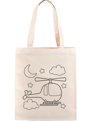 Giftora Boyama Bez Çanta Helikopter