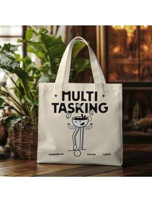 Giftora Multi Tasking Baskılı Kanvas Özel Üretim Çanta