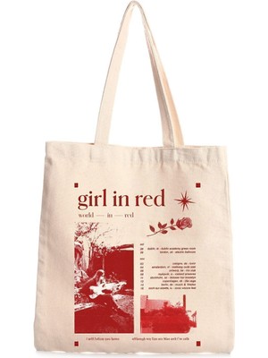 Giftora Girl In Red Bez Çanta