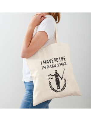 Giftora Hukuk Öğrencisi Ham Bez Çanta