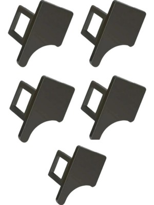 Buxeco Bütün Araçlara Uygun Emniyet Kemeri Tokası Aparatı Plastik 5 Adet