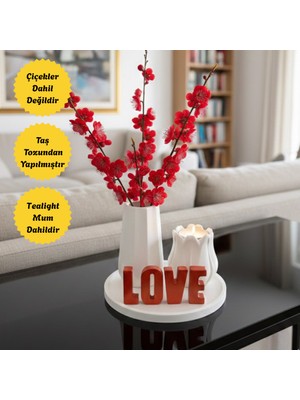 Nigi Store Aşk Temalı Love Yazılı Dekoratif Hediyelik Ev Eşyası