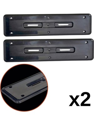 Zetoto Hummer Tip Plakalık Plaka Altlığı Iki Parçalı