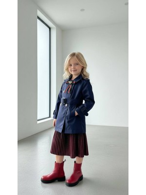 HC Kids Wear Kız Çocuk Trençkot