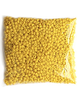 New Obsessions Dıy Takı Yapım Malzemesi 250 gr Sarı Kum Boncuk