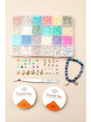 New Obsessions Dıy Takı Yapım Lüks Fimo Boncuk Harf Malzeme Seti