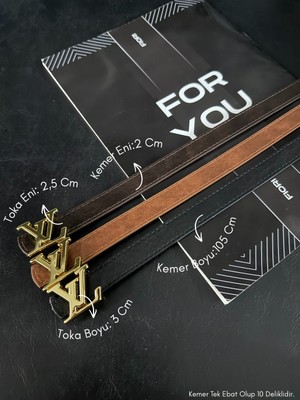 Fiori Yazı Tokalı Ince Kadın Kemeri, Ceket Kemeri, Gömlek Kemeri, Elbise Kemeri