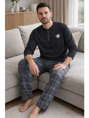 Tenra Erkek Pijama Takımı %100 Pamuk