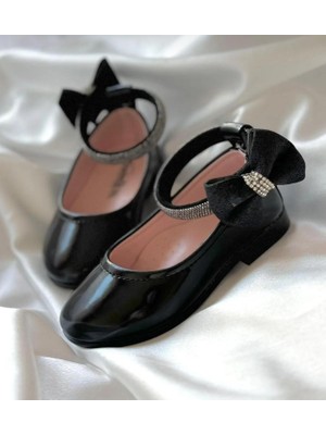 Gala Stil Gala Bileği Cırtlı Taşlı Çocuk Babet