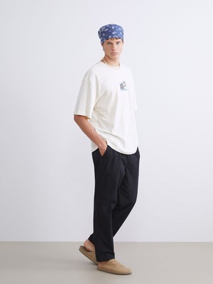 Lc Waikiki Yeni Sezon Rahat Kalıp Keten Görünümlü Erkek Pantolon