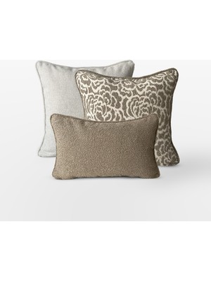 Lidoma Home "stone & Noble & Teddy" Dekoratif Kırlent Set