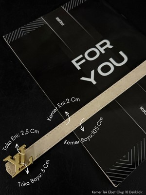 Fiori Yazı Tokalı Ince Kadın Kemeri, Ceket Kemeri, Gömlek Kemeri, Elbise Kemeri