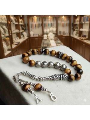 Altınsoy Tesbih Kişiye Özel Isimli Kapaln Gözü Taşı Tesbih Özel El Işi Oyma Ahşap Kutulu