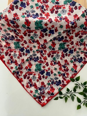 Silk Home Menekşe Desen Soft Pamuk Eşarp