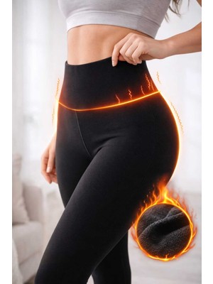 Tenra Termal Kadın Tayt Şardonlu Toparlayıcı Yüksek Bel