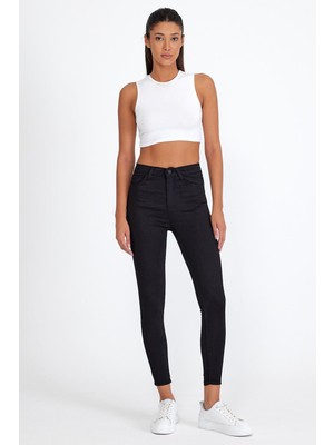 Yakamor Kadın Gabardin Likralı Düz Pantolon