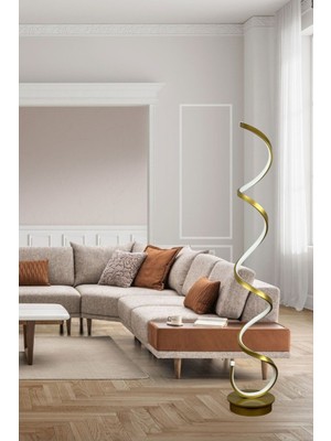 Lara Siyah Renk Modern Tasarım 3 Renkli LED Salon - Yatak Odası LED Lambader