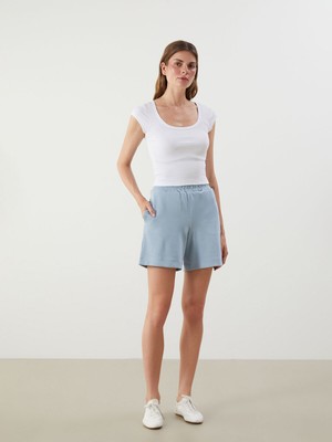 Lc Waikiki Yeni Sezon Beli Lastikli Kadın Şort