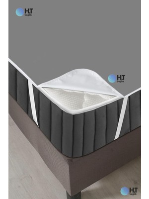 Ht Sağlık 4 Köşe Lastik Detaylı Sıvı Geçirmez Hasta Yatak Örtüsü / Alez