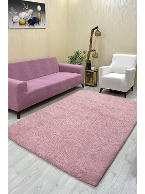 Zebra Model Welsoft Halı Örtüsü Pudra Renk - 160 x 230