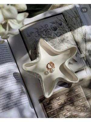 Magical Dreams Ikili Deniz Yıldızı Dekoratif Takı Tabağı,dekoratif Obje