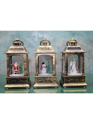 Store Mania Yılbaşı Temalı Işıklı Müzikli Kar Küresi Model 1  STRMIA-RSTTT34