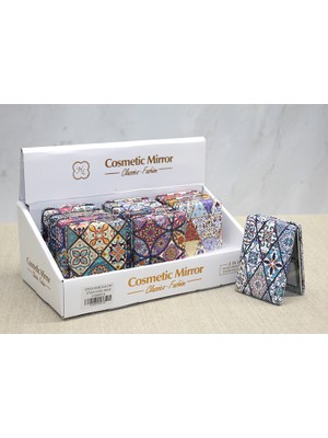 Store Mania Taşlı El Aynası Dikdörtgen Kalın Model 6  STRMIA-RSTTT34