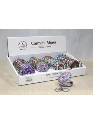 Store Mania Taşlı El Aynası Anahtarlık Model 2  STRMIA-RSTTT34