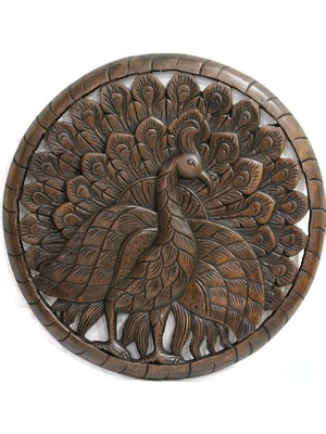 Store Mania Ahşap Duvara Asmalı El Oyması Pano  STRMIA-RSTTT34