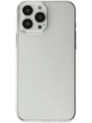 iPhone 13 Pro Max Kılıf Pc Sert Şeffaf Kapak - ŞEFFAF-(5796) - EMTHBA4399-5237