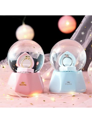 Store Mania Tek Taş Yüzük Tasarımlı Büyük Boy Kar Küresi STRMIA-RSTTT34