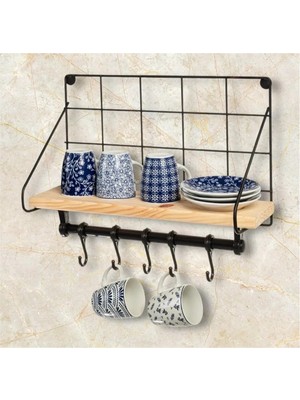 Store Mania  Metal Askılıklı Kahve Köşesi Rafı  STRMIA-RSTTT34