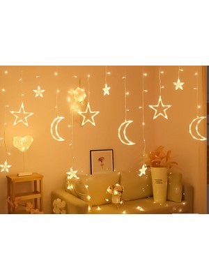 Store Mania Ay Yıldız Perde LED 3m STRMIA-RSTTT34