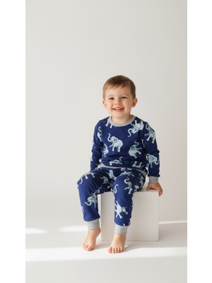 Kidzee 1.5 Tog Elephant Çocuk Pijama Takımı