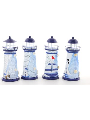 Store Mania Marin Metal Deniz Feneri Ledli Model 1  STRMIA-RSTTT34