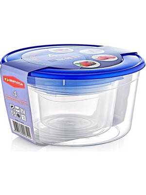 Store Mania 4'lü Derin Saklama Kabı Seti  STRMIA-RSTTT34