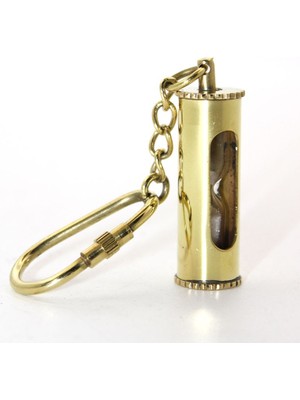 Store Mania Pirinç Kum Saati Anahtarlık Model 3 STRMIA-RSTTT34