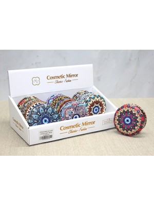 Store Mania Taşlı Yuvarlak El Aynası Kalın Model 5  STRMIA-RSTTT34