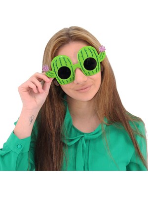 Store Mania Kaktüs Temalı Hawaii Yaz Partisi Gözlüğü STRMIA-RSTTT34