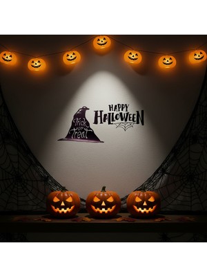 Store Mania Happy Halloween Temalı Duvar Stickerı STRMIA-RSTTT34