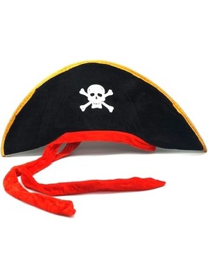 Store Mania Karayip Korsanları Kaptan Jack Kumaş Korsan Şapkası Yetişkin STRMIA-RSTTT34