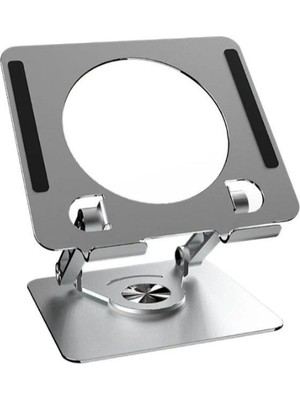 Store Mania 360 Derece Dönebilen Yükseltilmiş Masaüstü Ayarlanabilir Metal Tablet Standı STRMIA-RSTTT34