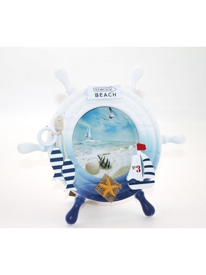 Store Mania Ahşap Marin Dümenli Çerçeve Model 1  STRMIA-RSTTT34